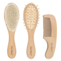 Beech Baby Hairbrush and Comb Set