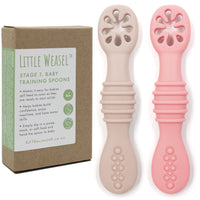 Stage 1: Baby Training Spoons (Set of 2)