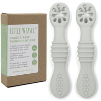 Stage 1: Baby Training Spoons (Set of 2)