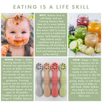 Stage 1: Baby Training Spoons (Set of 2)