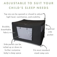 Cot Darkening Cover