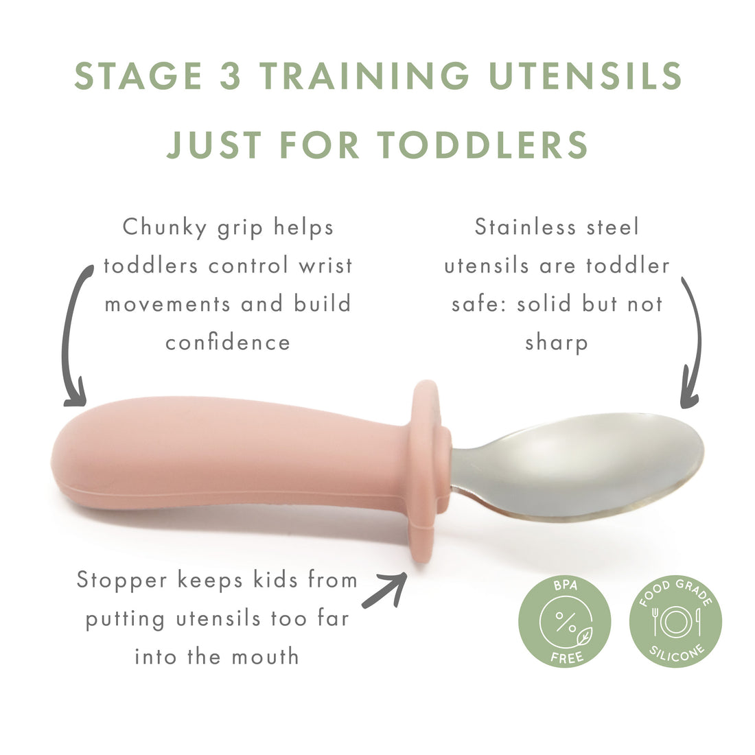 Stage 3: Toddler Training Utensils