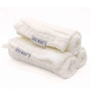 Muslin Baby Washcloths (Set of 3)